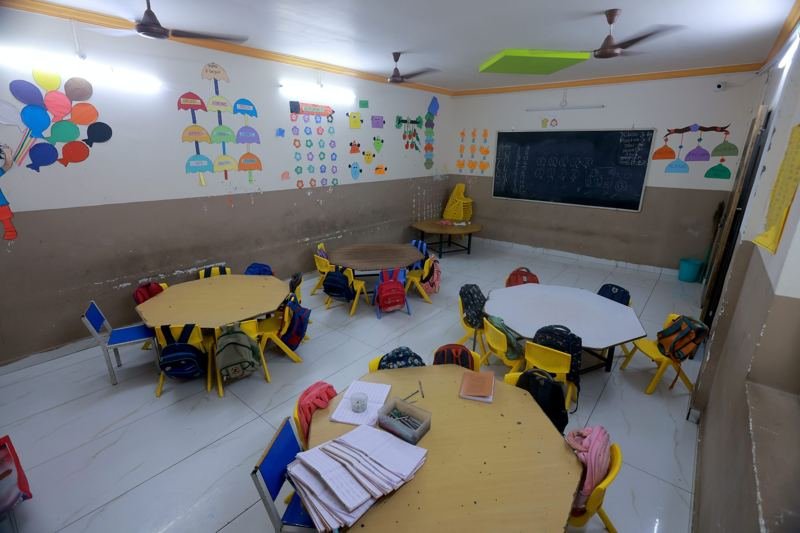 Preschool activity room